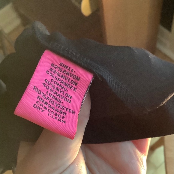 Vintage Betsey Johnson Lace Bodice Elbow Sleeve Dress - Picture 9 of 9